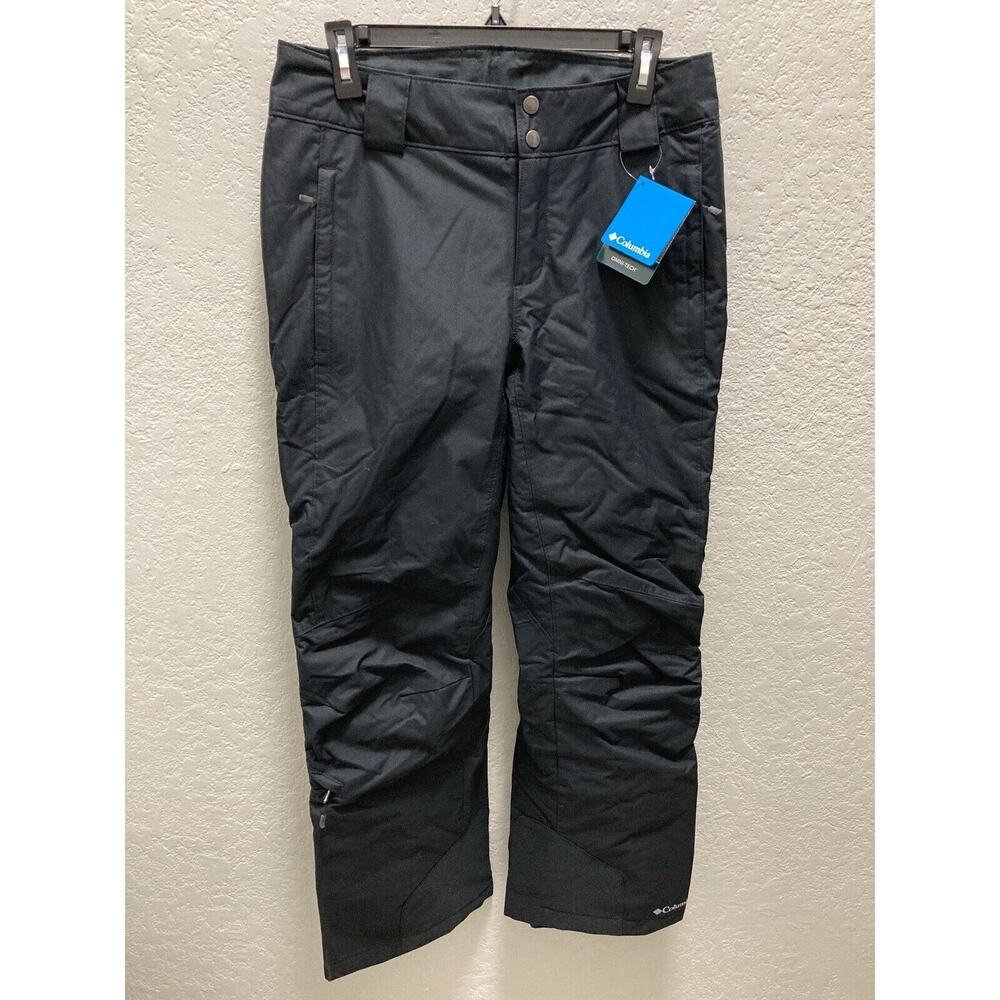 Columbia Women's Bugaboo Oh Pant Size Medium 32W x 31L Black Snow WL1068-012